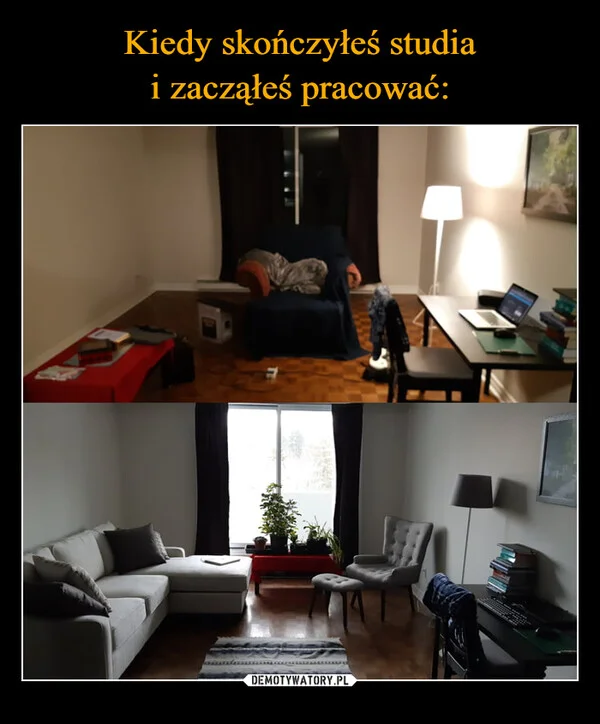 
    Kiedy skończyłeś studia i zacząłeś pracować: