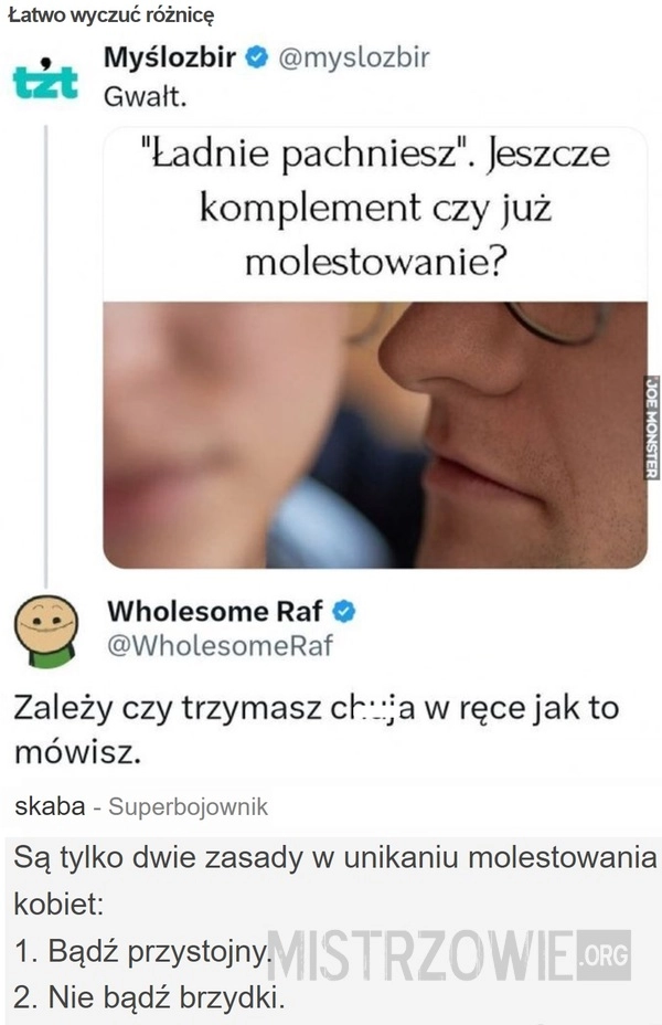 
    Łatwo wyczuć różnicę