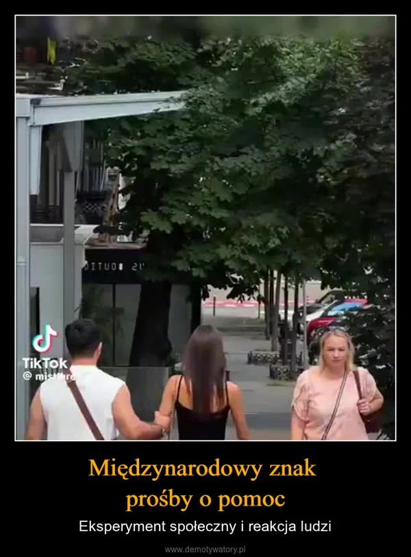 
    Międzynarodowy znak prośby o pomoc