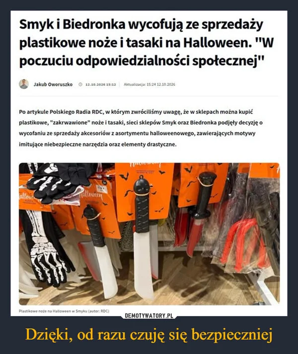 
    Dzięki, od razu czuję się bezpieczniej
