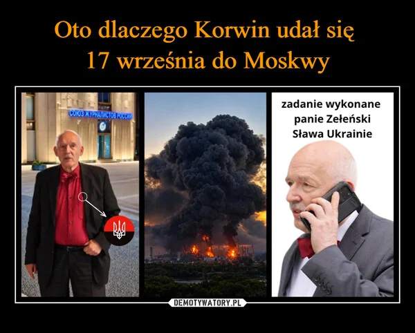Oto dlaczego Korwin udał się 17 września do Moskwy
