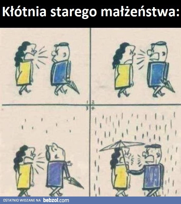 
    Kłótnia starego małżeństwa