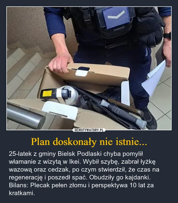 
    Plan doskonały nie istnie...