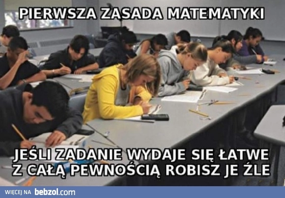 
    Zasada matematyki