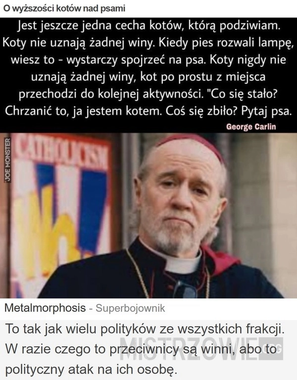 
    O wyższości kotów nad psami