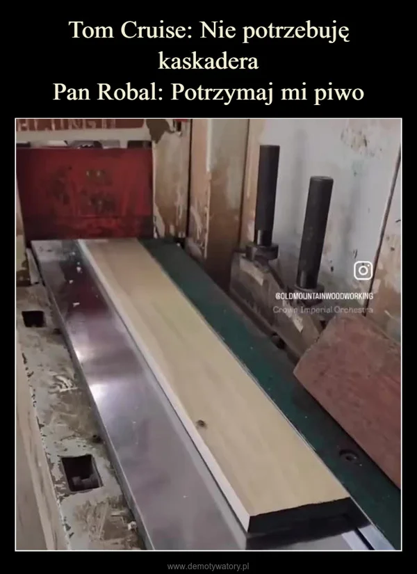 Tom Cruise: Nie potrzebuję kaskadera Pan Robal: Potrzymaj mi piwo