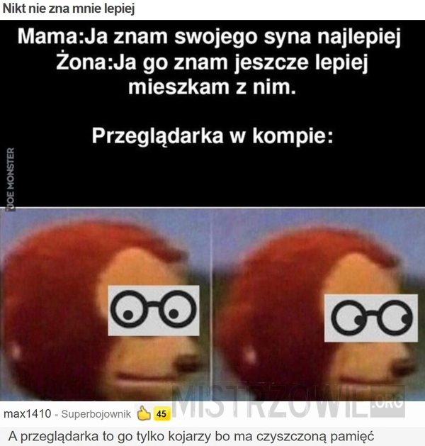 
    Nikt nie zna mnie lepiej