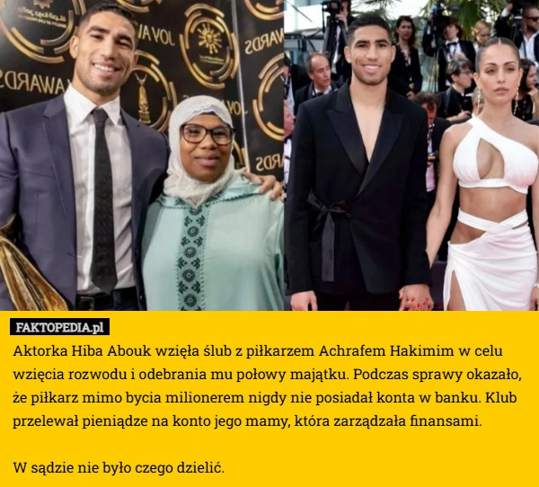 
    Aktorka Hiba Abouk wzięła ślub z piłkarzem Achrafem Hakimim w celu wzięcia