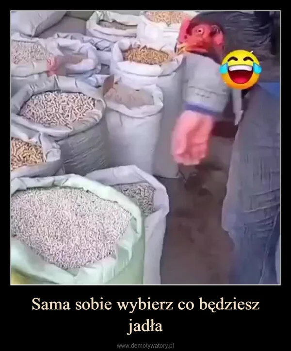 
    Sama sobie wybierz co będziesz jadła