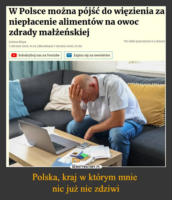 
    Polska, kraj w którym mnie nic już nie zdziwi