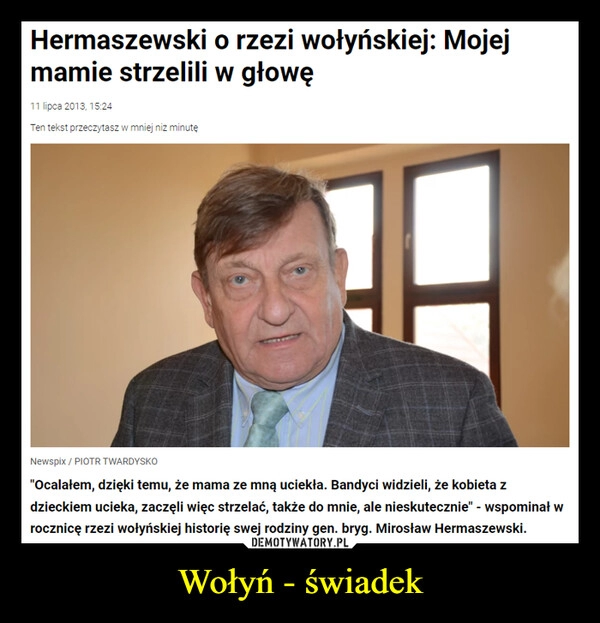 
    Wołyń - świadek