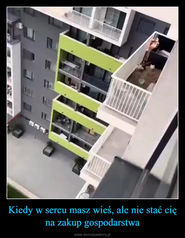 Kiedy w sercu masz wieś, ale nie stać cię na zakup gospodarstwa