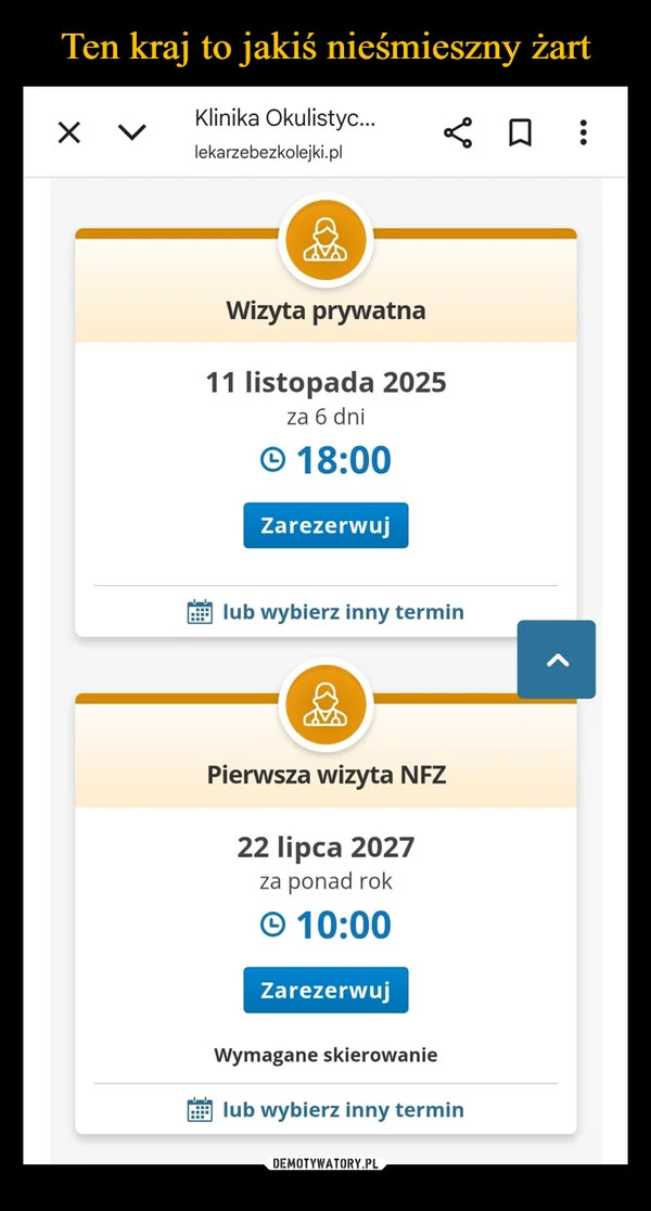 
    Ten kraj to jakiś nieśmieszny żart