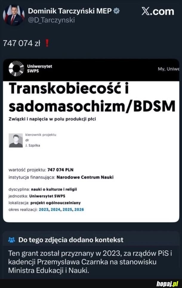 
    Co ten Czarnek
