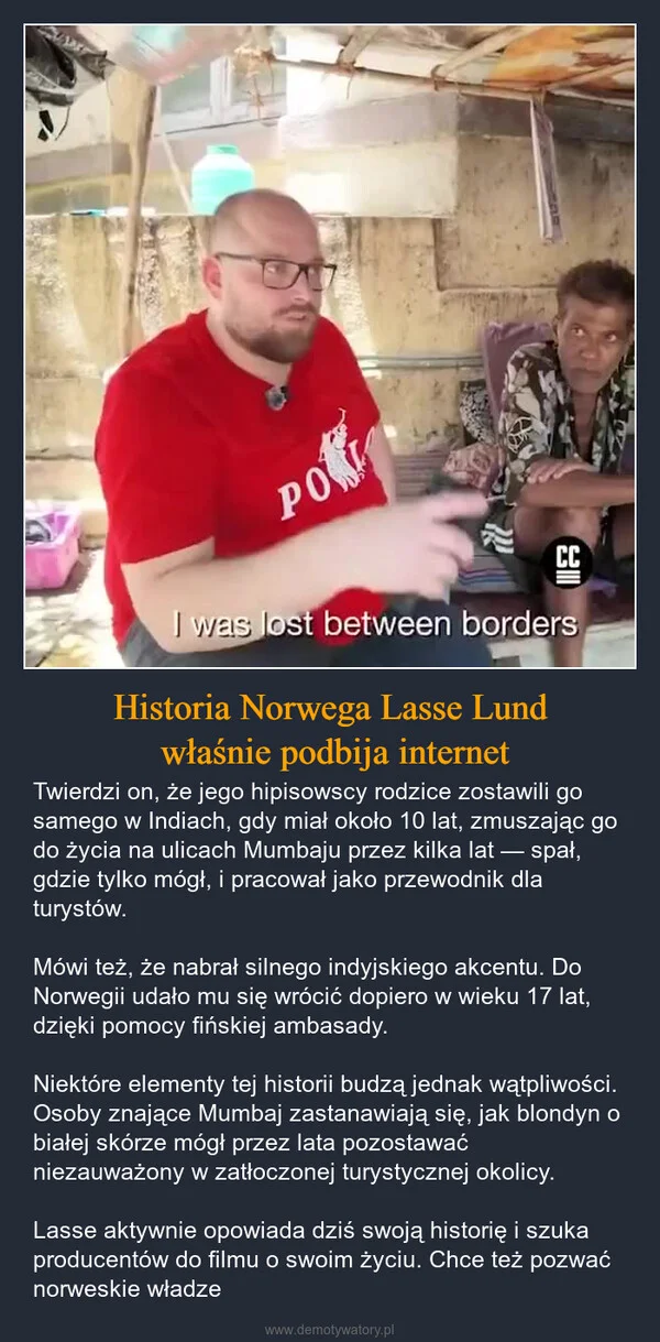 
    Historia Norwega Lasse Lund właśnie podbija internet