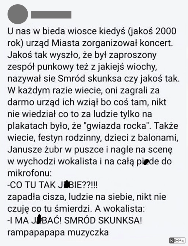 
    Gdy zapraszasz lokalny zespół...