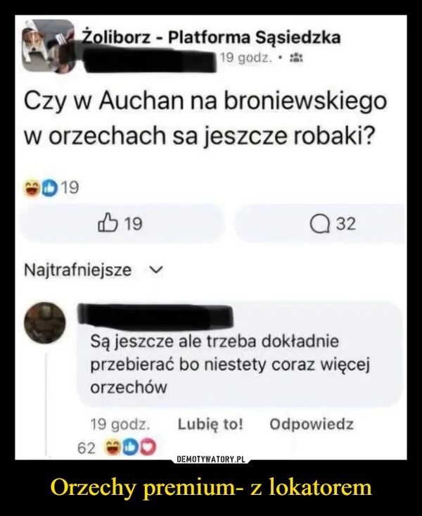 Orzechy premium- z lokatorem