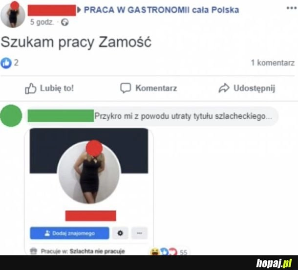 
    Szlachta nie pracuje