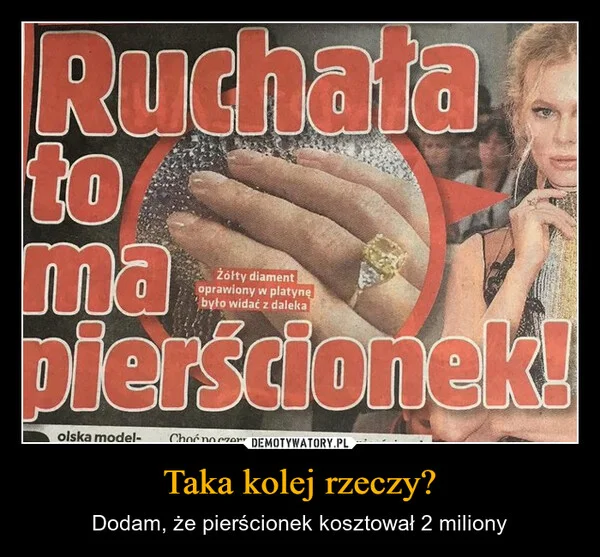 
    Taka kolej rzeczy?