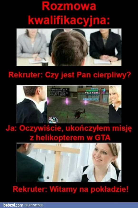 
    Rozmowa kwalifikacyjna 