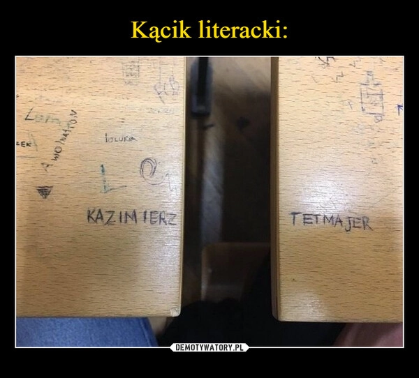 
    Kącik literacki: