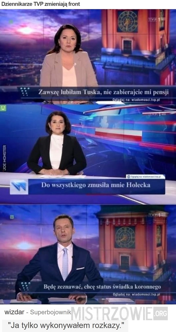 
    Dziennikarze TVP zmieniają front