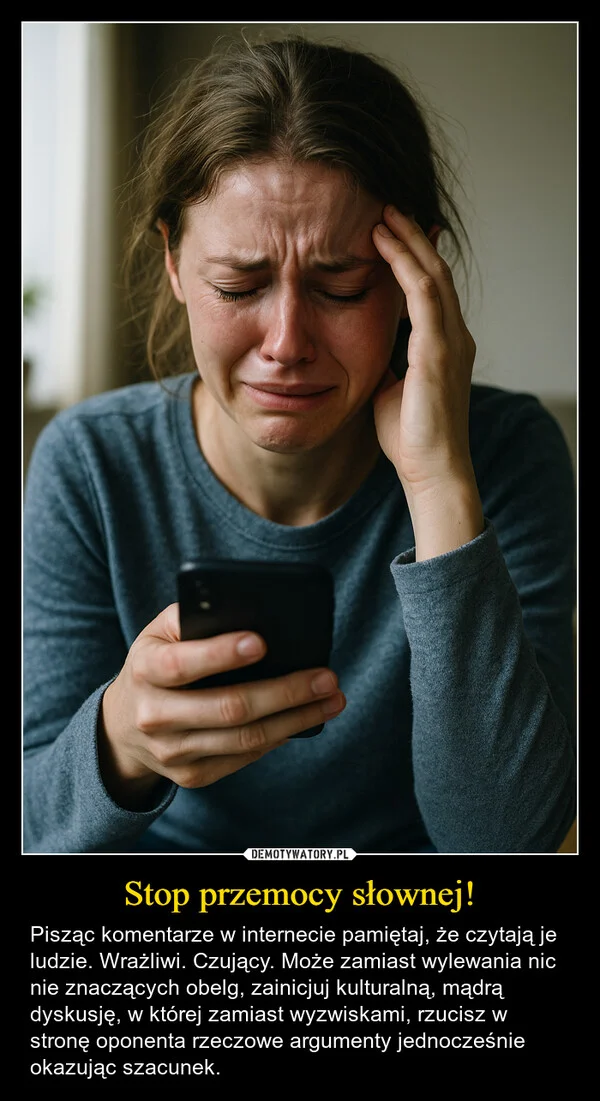 
    Stop przemocy słownej!