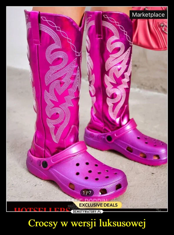 
    Crocsy w wersji luksusowej