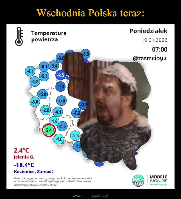 
    Wschodnia Polska teraz: