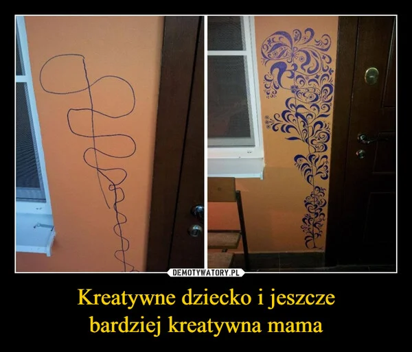 
    Kreatywne dziecko i jeszcze bardziej kreatywna mama