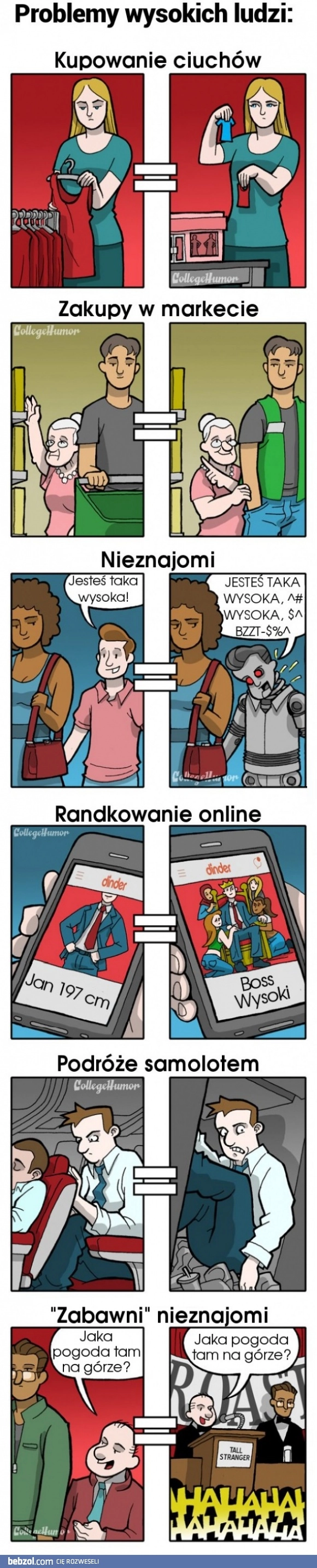 
    Problemy wysokich ludzi 