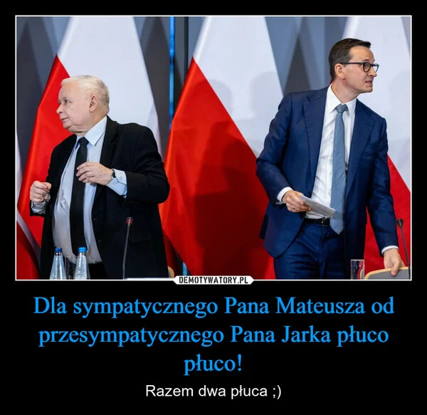 
    Dla sympatycznego Pana Mateusza od przesympatycznego Pana Jarka płuco płuco!