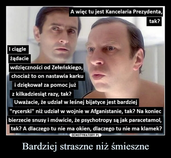 
    Bardziej straszne niż śmieszne