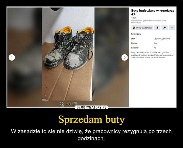 
    Sprzedam buty