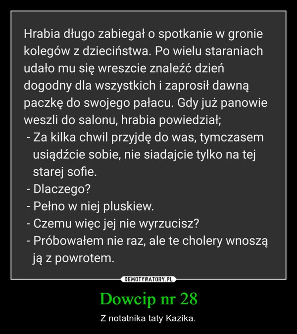 
    Dowcip nr 28