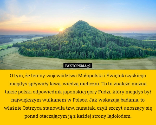 
    O tym, że tereny województwa Małopolski i Świętokrzyskiego niegdyś spływały