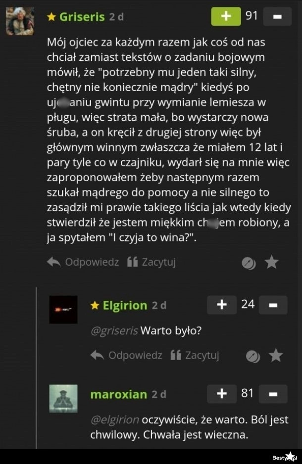 
    Wspólne robótki z ojcem 