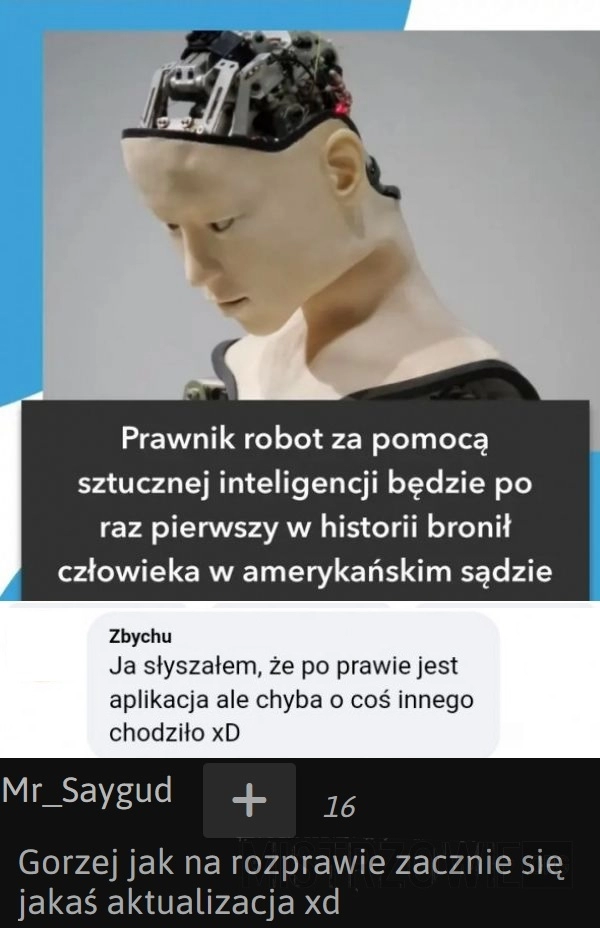 
    Prawnik robot