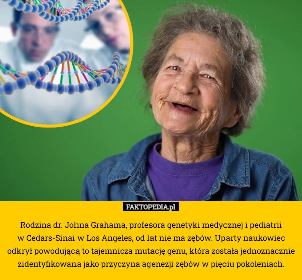
    Rodzina dr. Johna Grahama, profesora genetyki medycznej i pediatrii
 w Cedars-Sinai
