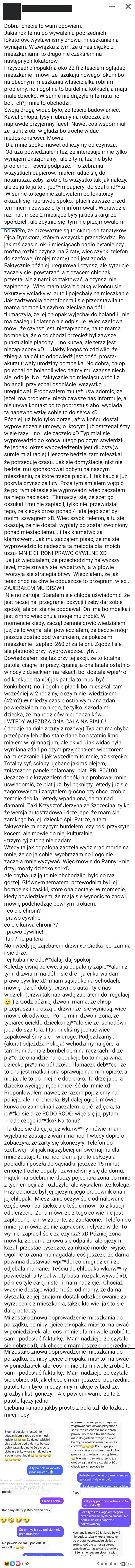 
    Ciężka walki z patologicznymi lokatorami