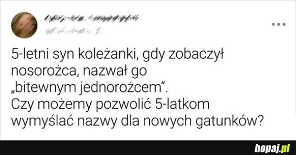 
    Niech dzieci nazywają nowe gatunki