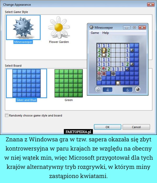 
    Znana z Windowsa gra w tzw. sapera okazała się zbyt kontrowersyjna w paru