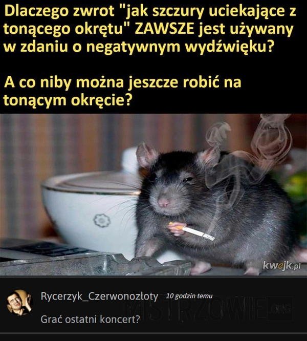 
    
			Tonący okręt					