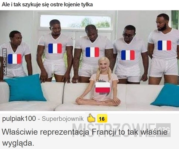 
    
			Ale i tak szykuje się ostre łojenie tyłka					