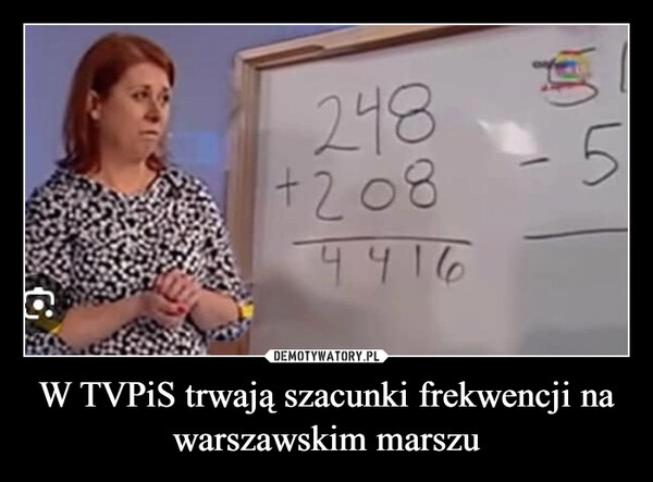 
    W TVPiS trwają szacunki frekwencji na warszawskim marszu