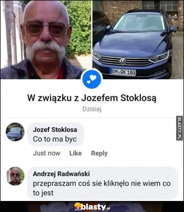 
    Dwóch facetów na facebooku w związku, co to ma być? Przepraszam coś się kliknęło, nie wiem co to jest