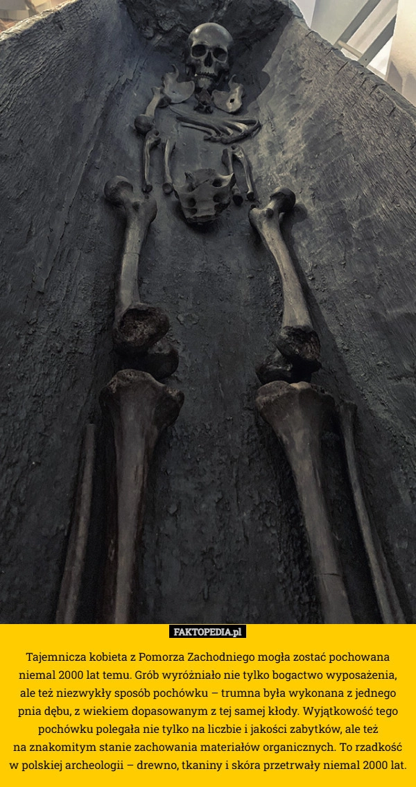 
    Tajemnicza kobieta z Pomorza Zachodniego mogła zostać pochowana niemal 2000