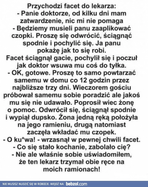 Czopki na zatwardzenie