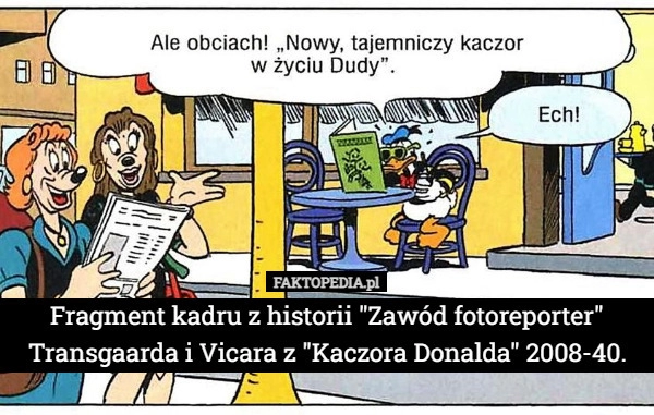 
    Fragment kadru z historii "Zawód fotoreporter" Transgaarda i Vicara