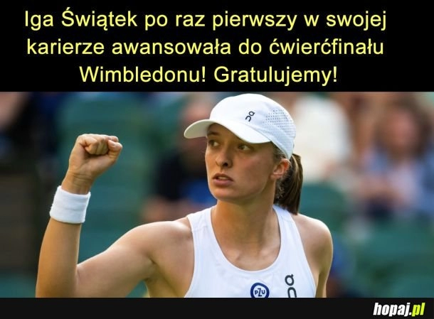 
    Iga Świątek w ćwierćfinale turnieju wielkoszlemowego!